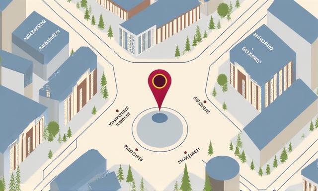 Mapa ukazující polohu na Václavském náměstí v Praze